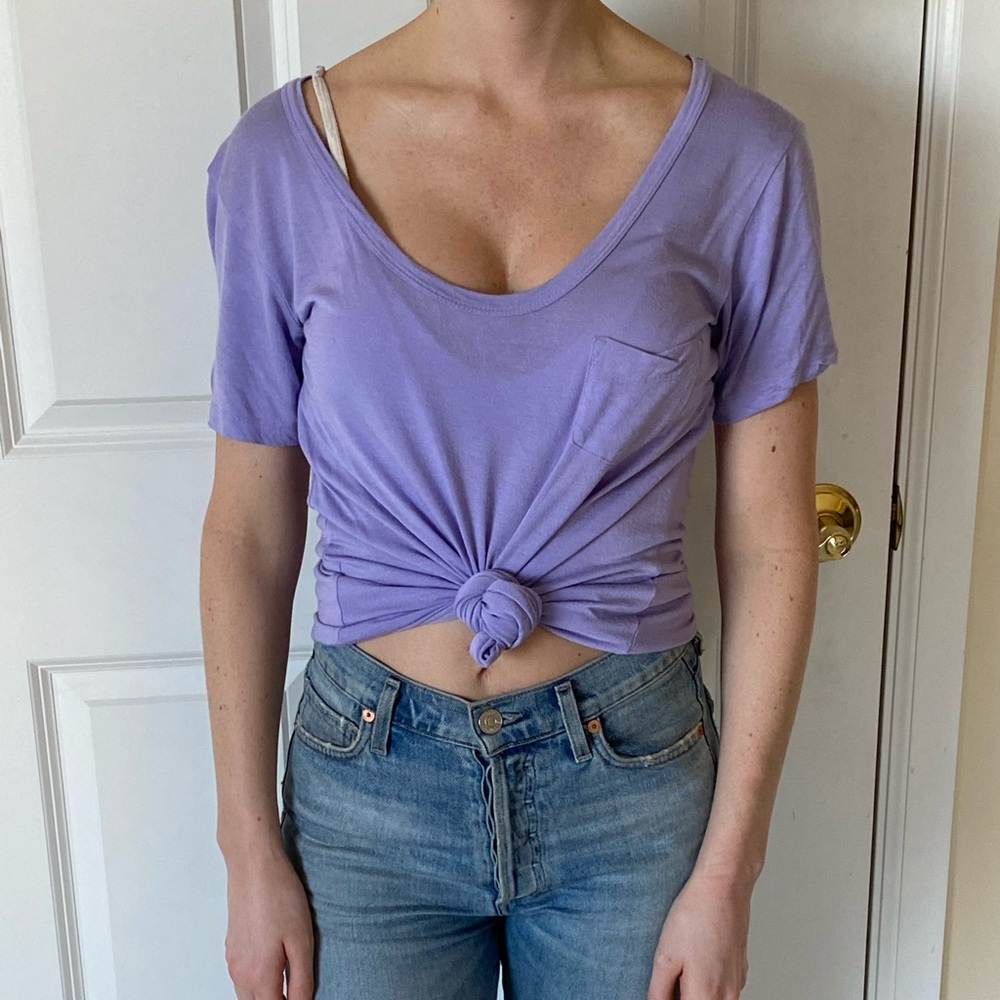 Bundle of two purple shirts (Aritzia & Nordstrom)